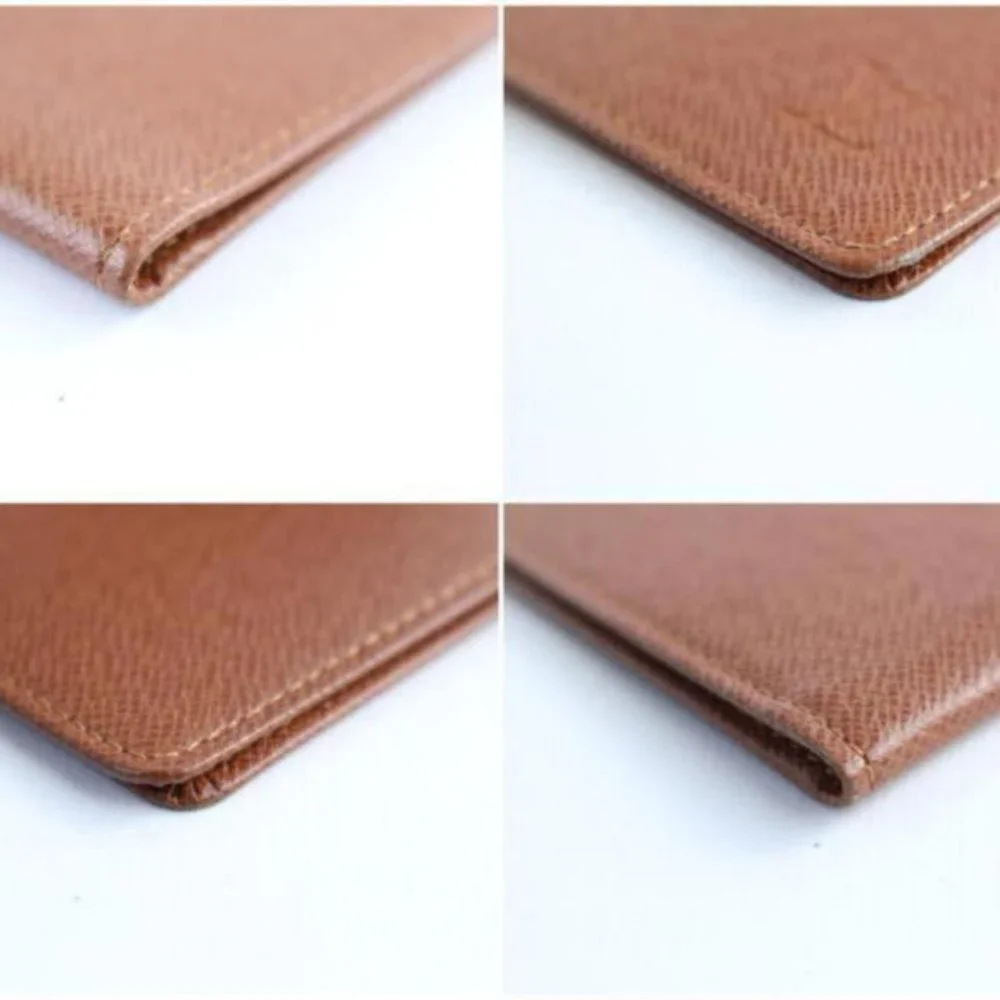 Louis Vuitton Brown Taiga Id Holder Wallet Case